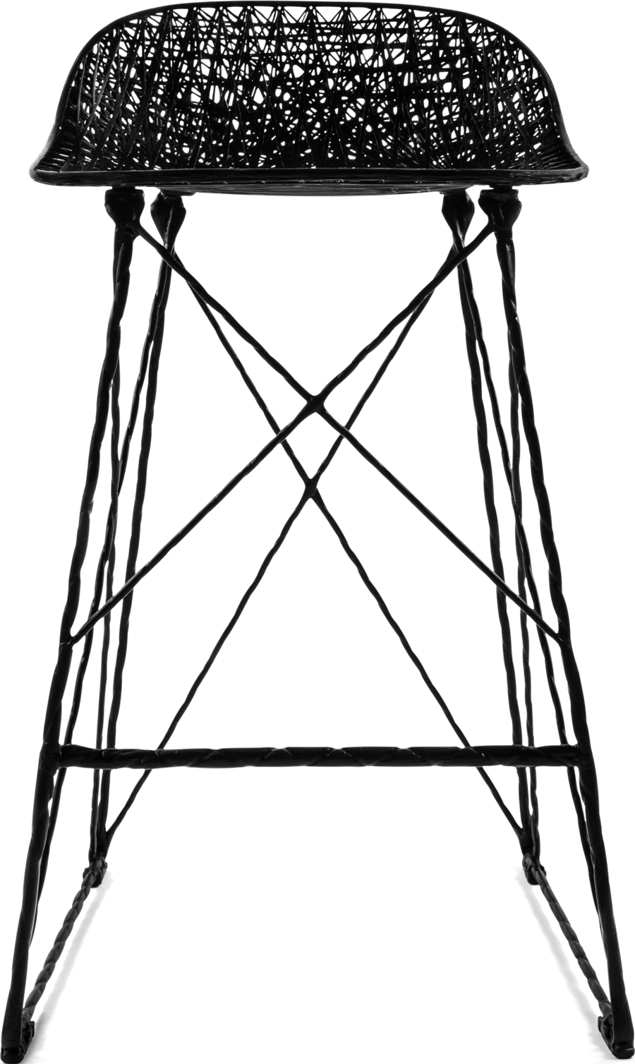 Carbon Bar Stool Low front side